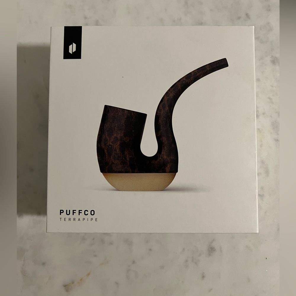 Puffco Terrapipe with Brown and Cream Design